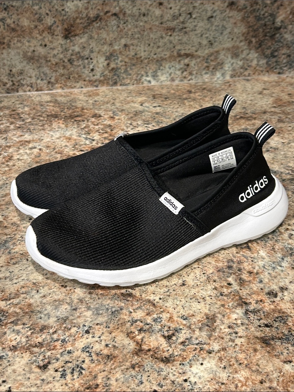 Adidas Women's Cloud foam Lite Racer Slip-On Running Shoes Size 7